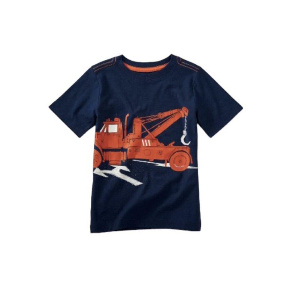 NWT Tea Collection Tow Truck Graphic Tee 3-6 Months